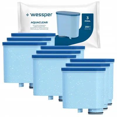 Produktbild von Wessper Wasserfilter für Kaffeemaschine, Kompatibel mit Philips - 9 Stück