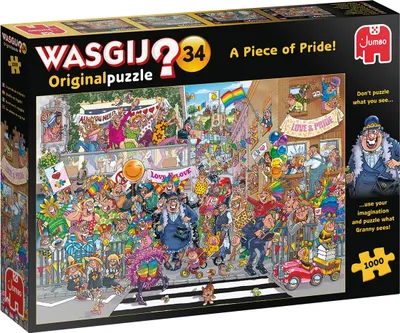 Produktbild von Wasgij Original 34 - Ein Stückchen Pride! - 1000 Teile, 1000 Stück(e), Comics, 12 Jahr(e)