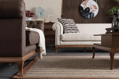 Produktbild von Sofagarnitur Sitzmöbel 2x Sofas 3 Sitzer Couchtisch  Wohnzimmer Set 3tlg
