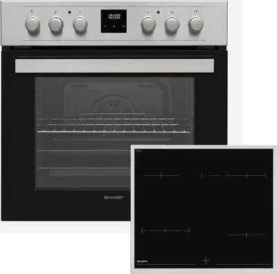 Produktbild von Sharp K-62DX19IM1-EU Herd-Set 69L 9Funktionen LED-Display Versenkbare Knebel