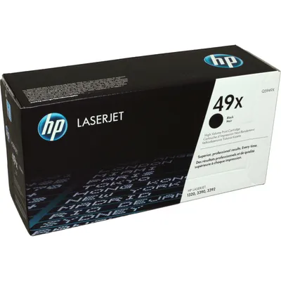 Produktbild von HP 49X Schwarz Original LaserJet Tonerkartusche mit hoher Reichweite, 6000 Seiten, Schwarz, 1 Stück(e)