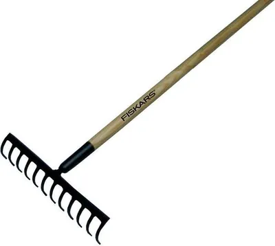 Immagine prodotto di Fiskars Rastrello da giardino 12 - Solido dentato L12