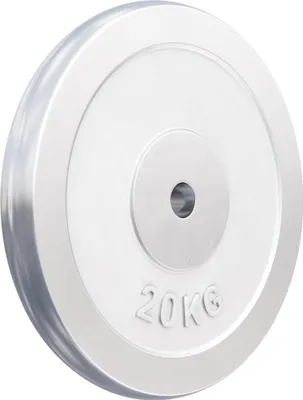 Produktbild von GORILLA SPORTS® Hantelscheiben - 20 kg Gewichte, 30/31mm Bohrung, aus Chrom - Gewichtsscheiben