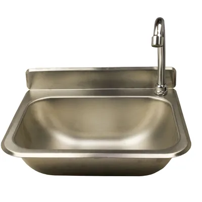 Produktbild von Handwaschbecken Waschbecken Gastronomie Hygienebecken 38x19x30cm Edelstahl