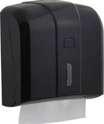 Produktbild von CleanSV® Via Schwarz  Papierhandtuchspender aus Kunststoff 27 cm x 27 cm x 13 cm