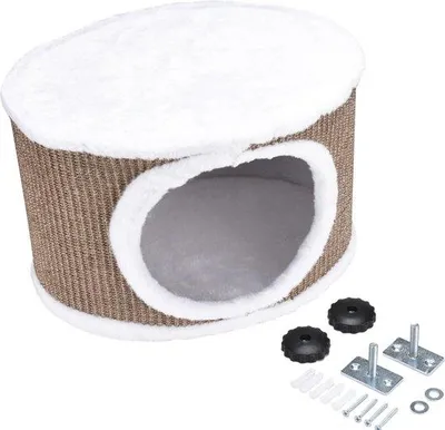 Produktbild von Kletterwand für Katzen, große Katzen, Katzenhängematte, Heizkissen für Katzen, Katzenkletterwand, Katzenaccessoires, Wohnzimmer, Katzenknuddelhängematte