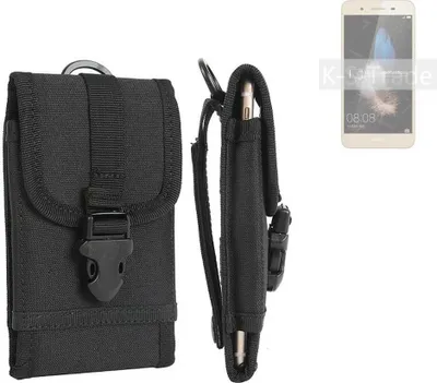 Produktbild von K-S-Trade Holster Handy Hülle kompatibel mit BQ  Holster Handytasche Gürtel Tasche Schutz Hülle Robust Outdoor schwarz