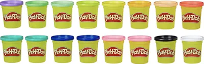 Produktbild von Play-Doh Megameter 16er-Pack mit je 112g-Dosen Kinder Spielzeug Knete