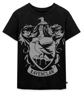 Produktbild von Spreadshirt Harry Potter Ravenclaw Wappen Kinder Premium T-Shirt, 98/104 (2 Jahre), Schwarz