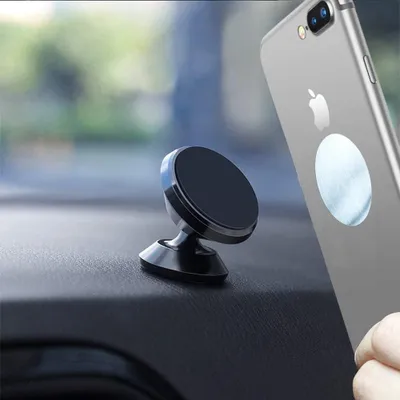 Produktbild von KFZ-Halterung Magnetische Telefonhalter für Auto, 360° drehbar, Universell für Smartphones, Starke Befestigung