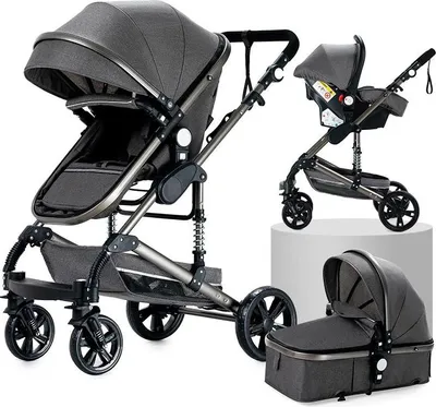 Produktbild von Babyschale, leicht, 3-in-1-Konfiguration, XR002-GRAU