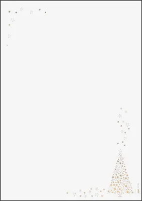 Produktbild von SIGEL DP084 Weihnachts-Motiv-Papier, Golden Tree, Goldprägung, A4, 90 g/m², 100