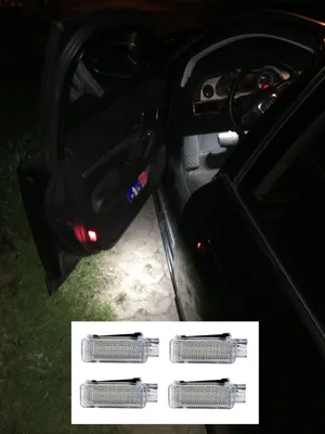 Für Audi A6 4F 2004-2011 4x LED Einstiegsleuchten Beleuchtung für Türen 4er Set in der Farbe von GOLDCAR