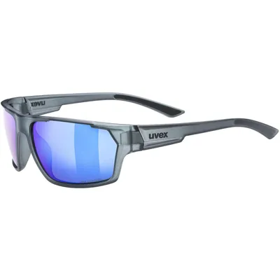 Produktbild von Uvex sportstyle 233 P, Multisportbrille, Uni, Vollrand, Grau, Grau, Blau