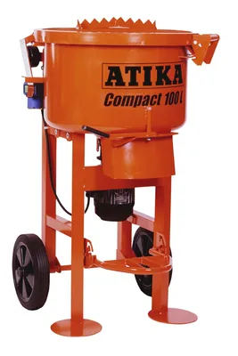 Produktbild von ATIKA Compact 100 Tellerzwangsmischer Betonmischer Zwangsmischer | 230V