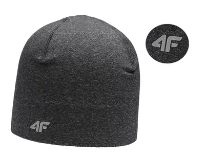 Zdjęcie produktu dla 4F Męska Zimowa Czapka Szara Cau056 23M R-L/Xl