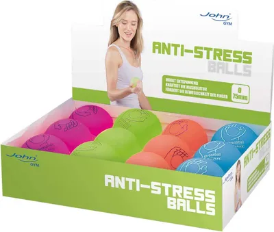 Obrázok produktu pre Stresová loptička neónová 7,0 cm, 1 kus