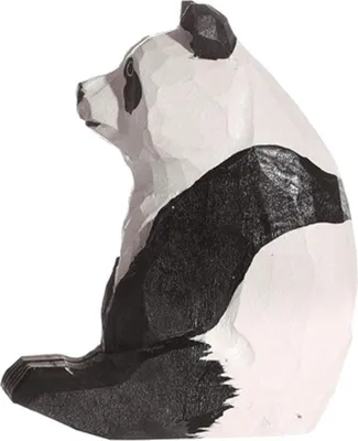 Produktbild von Wudimals Holz Safari Panda Spielfigur handgefertigt nachhaltig