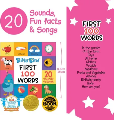 Produktbild von DITTY BIRD First 100 Words