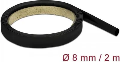 Produktbild von DELOCK Schrumpfschlauch 2 m x 8 mm schwarz