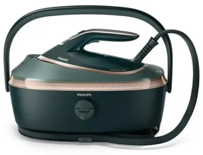 Produktbild von Philips PerfectCare Dampfbügelstation 8000 Series, 3120 W, 750 g/min, SteamGlide Elite-Sohle, 9 bar, 1,4 l, 215 g/min