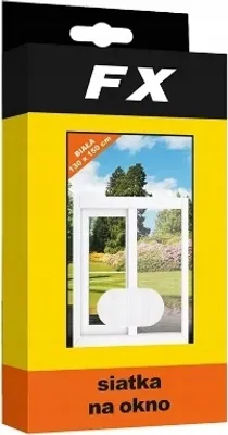Zdjęcie produktu dla Siatka na okno przeciw owadom FX 150x130 cm biała