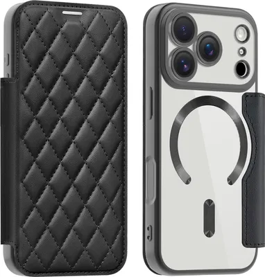 Immagine prodotto di Per Apple iPhone 17 Pro 360 gradi Full Body Magsafe RFID Anti Data Theft Custodia in  nera