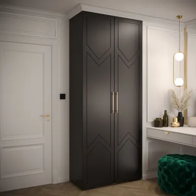 Produktbild von Kleiderschrank MARIYA 5 – 100 cm, schwarz