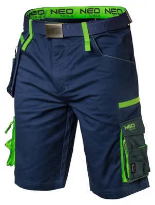 Produktbild von NEO TOOLS Herren Premium Kurze Arbeitshose mit Hosengürtel oder Komplett Sommer-Arbeitskleidungsset Set - Gr. XS - 3XL - Größe: S