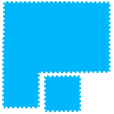 Produktbild von 1,9m² Poolunterlage - 8 Große Poolmatten - 50x50 Outdoor Pool Bodenschutzmatte
