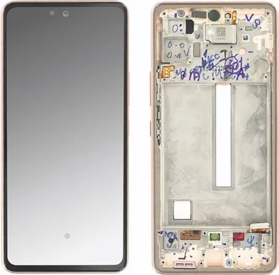 Produktbild von Original Super AMOLED Display Touchscreen Bildschirm Rahmen Awesome Orange für Samsung Galaxy A53 5G A536B & Werkzeug