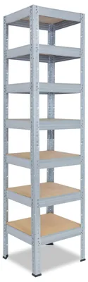 Image de shelfplaza PRO 230x60x60 cm Étagère charges lourde en galvanisé avec 7 étagères et une capacité de charge de 142 kg par étagère