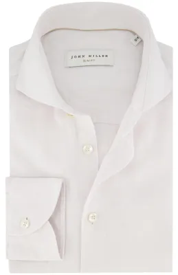 Produktbild von Overhemd John Miller Slim Fit wit linnen