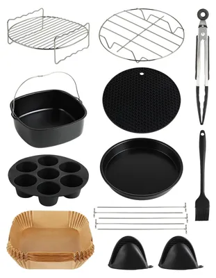 11-teiliges Zubehörset für Heißluftfritteusen, kompatibel mit Cosori & Philips