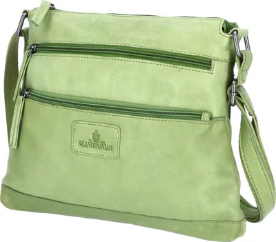 Produktbild von The Skandinavian Brand Leder Umhängetasche  Green : grün-40 Farbsortierung: grün-40