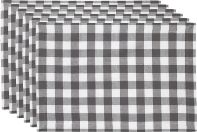 Produktbild von REDBEST Tischset Nashville" 6er-Pack grau 30x45 cm"