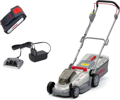 Produktbild von Akkumäher - Elektrischer Rasenmäher - Mulchmäher - Akkubetriebener Rasenmäher - 33 cm Schnittbreite