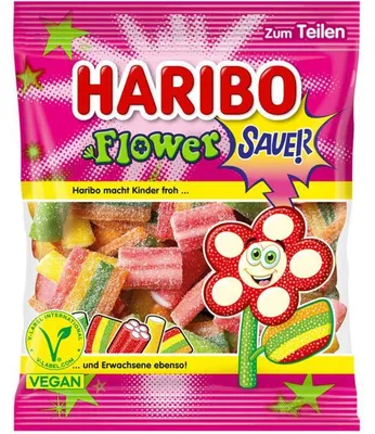 Produktbild von Haribo Flower sauer vegan 160g