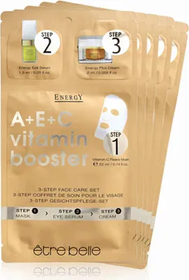 Produktbild von Etre Belle Energy A+E+C 3-Step Maske - Der A+E+C Vitamin Booster in 3 Schritten