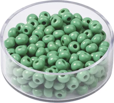 Produktbild von KNORR PRANDELL 213102440 Böhmische Rocailles Ø 5 mm Glas grün
