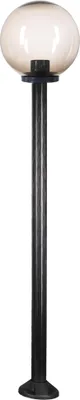 Produktbild von Wegeleuchte Wegelampe Außenleuchte Gartenlampe Kugel Rauchglas 30cm Ø Höhe 145cm