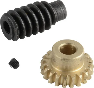 Produktbild von Reely Messing, Stahl Schneckenradsatz Modul-Typ: 0.75 Anzahl Zähne: 20