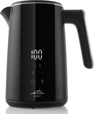 Produktbild von ETA Doppelwandiger Wasserkocher Ellen I 1850 - 2200 W I 1,5 L I 40 bis 100°C I LED-Anzeige I KEEP WARM Funktion I Speicherfunktion I Wasserkessel