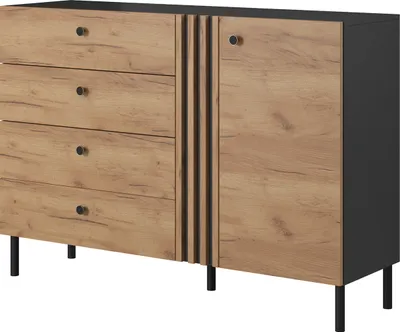 Produktbild von Moderne Kommode Deco mit Lamellen
