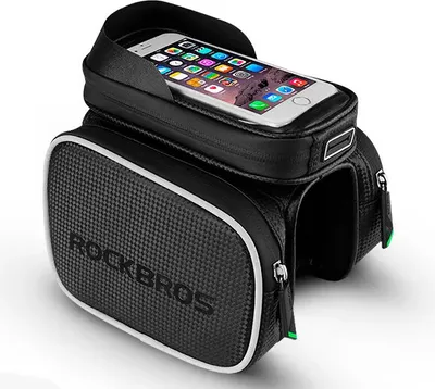 Image de Sacoche pour cadre de vélo avec étui pour téléphone portable 6,2" Rockbros 009-42