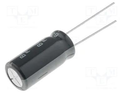 Produktbild von 5x Kondensator: elektrolytisch Ø10x20mm THT 6,3VDC 2200uF ±20% RD0J228M10020BB El