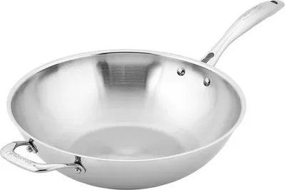 Produktbild von Scanpan Wokpfanne - Ø 32 cm - Nachhaltigkeit - Antihaftbeschichtung - Ofenfest bis 250°C - Geeignet für Induktion - Langlebiges, ergonomisches Design
