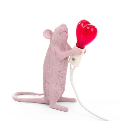 Produktbild von SELETTI Maus Lampe Love Edition