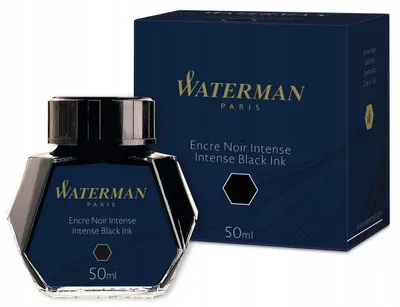 Obrázek produktu pro Waterman Černý inkoust do plnicích per 50 ml