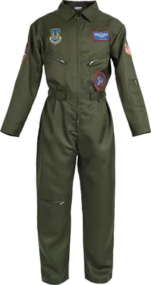 Produktbild von Kampfpiloten Kostüm Maverick | Fliegerkombi Olivegrün | Größe: XL